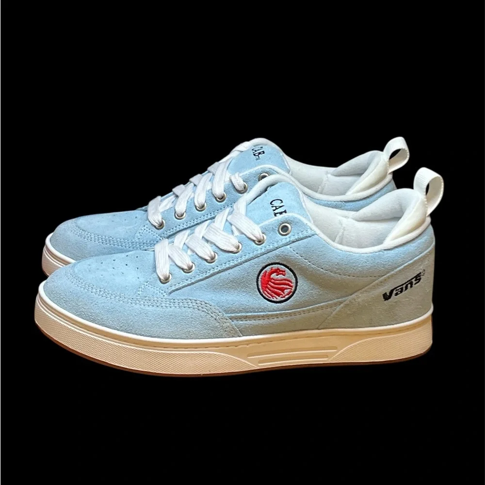 Size 10 -VANS Skate Cab 4 HALF CAB BABY BLUE MENS SNEAKERS SKATE NEW VN000D3J689